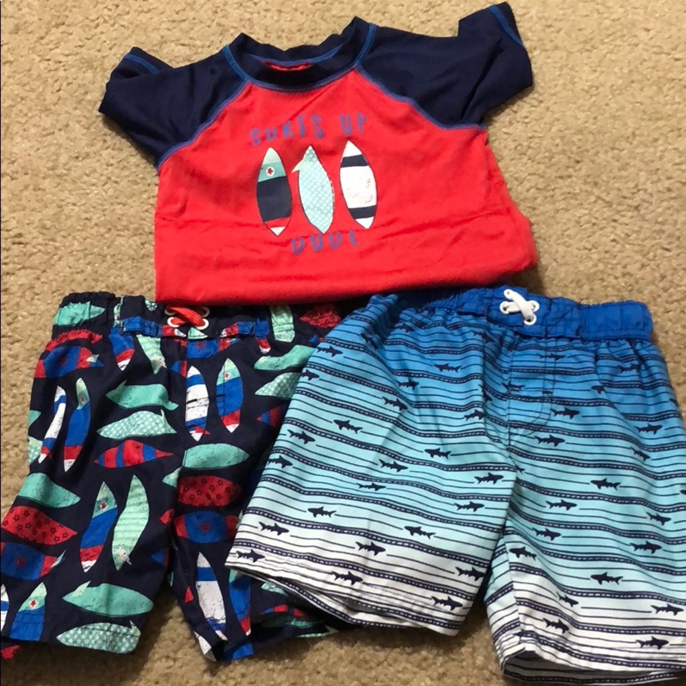 Boy’s bathing suit combo